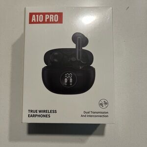 A10 Pro Black True Wireless Earphones